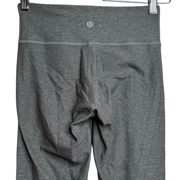Lululemon Soft Stretchy Heather Grey Leggings Pocket 2 - Picture 5 of 12